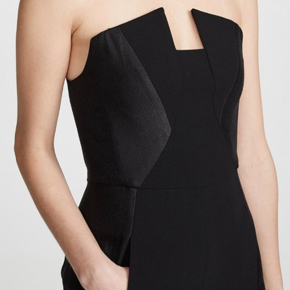 NEW WITH TAGS- BLACK STUNNING JUMPSUIT- BLACK HALO